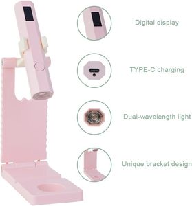 <span class=keywords><strong>Lampe</strong></span> à ongles professionnelle UV <span class=keywords><strong>LED</strong></span> rechargeable par USB, portable, 3W, <span class=keywords><strong>semi</strong></span>-permanente, avec support pliable, pour salon, maison, gel, résine, nail art - Product Image 5