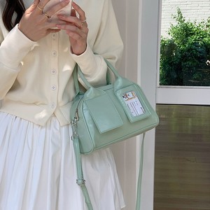 Korean Style <b>Sweet</b> Pillow <b>Bag</b> Green Zipper Closure Crossbody <b>Bag</b> For Everyday Outfits - Product Image 5