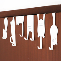 Porte-serviettes et porte-clés mural en métal à suspendre sur la porte, organisateur à un seul niveau pour salle de bain et armoire