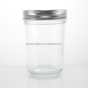 Nhà Sản Xuất Rộng Miệng Vòng Kẹo Thực Phẩm Lưu Trữ 200Ml 7Oz Container Rõ Ràng <span class=keywords><strong>Mason</strong></span> Lọ Thủy Tinh Cho Mứt Mật Ong Với Nắp Kim Loại - Product Image 5