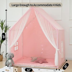 Tente pour enfants fille princesse chambre <span class=keywords><strong>maison</strong></span> de <span class=keywords><strong>jeu</strong></span> intérieure chambre d'enfants jouet Playhouse château tente - Product Image 2