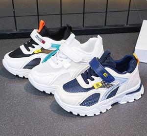 Zapatillas de deporte informales para niños, zapatos deportivos de comodidad superior de malla transpirable para baloncesto al aire libre y correr, niños y niñas para primavera - Product Image 2