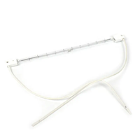 Lampes de fusion infrarouges Weili 220V 1500W, longueur 800mm, revêtement laiteux en quartz, lampe chauffante halogène pour imprimante à rayons X 24
