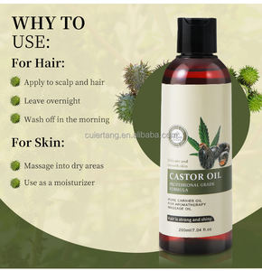 Etiqueta privada 100% Aceite de almendra de ricino de Romero orgánico natural Hombres Mujeres Suero para el cuidado del cuero cabelludo Tratamiento del cabello Aceite para el crecimiento - Product Image 6