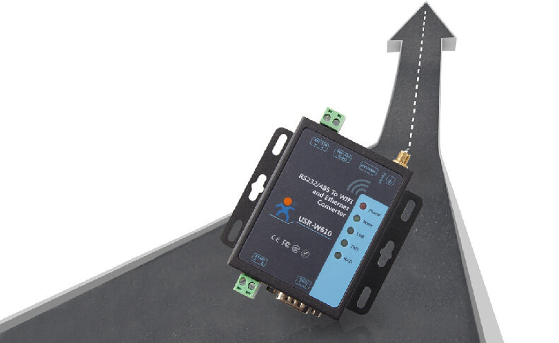 USR-W610 RS485/RS232 support Port Modbus TCP/RTU Industrial WiFi Serial to Ether