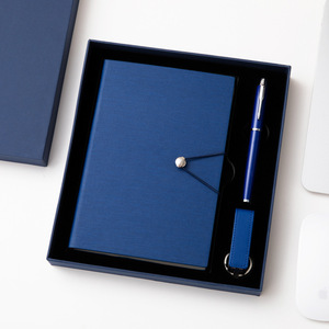 Business Gift Box Set A5 PU Notebook Metal Pen USB Flash Drive Enterprise Customization LOGO Trending <strong>Products</strong> <strong>2026</strong> <strong>New</strong> Arrivals - Product Image 1
