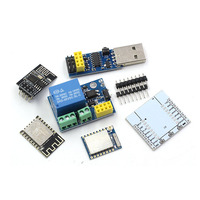 Módulo WIFI Inalámbrico Serial ESP8266 Tejiate, Placa de Transferencia ESP01/01S, Adaptador para Breadboard, Programador de Firmware ESP-01 CH340C