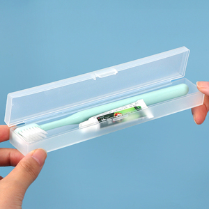 SUNSHING Plastic <b>Toothbrush</b> Storage Box Empty Toothpaste Containers Makeup Brush Travel Case for <b>Toothbrush</b> Pencil Organizer - Product Image 2