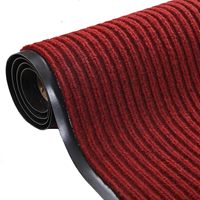 Dickes Rippen Design Fußmatten PVC-Träger Langer Teppich für den Eingang Außen dekoration Anti-Rutsch-Polyester Garage Clean Mats Factory