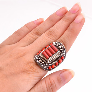 Bijoux en argent sterling 925, bague style boho - Product Image 4