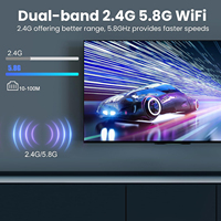 Mortal Q1S versión global Android TV Box Smart 4K Streaming Media Player AllwinnerH313 BT Voice Assistant H.265 2,4G Set-Top Box