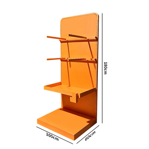 Estantes Metálicos Comerciales de Color Personalizado, de Una o Dos Caras, Multicapa, con Ganchos, Resistentes, para Supermercados y Tiendas - Product Image 5