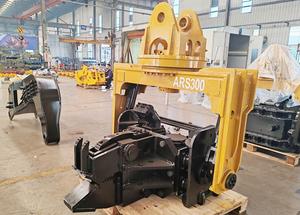 중국 공장 틸트 바이브로 해머 한국 기술 설계 15-35톤 굴삭기 부착물 바이브로타리 시트 파일 드라이버 - Product Image 3