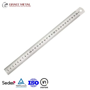 Металлическая прямая линейка из нержавеющей стали с высокоточной гравировкой логотипа, 15/20/30/50/60/100/150 см, на заказ - Product Image 1