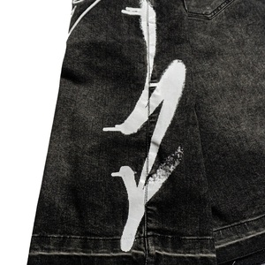 Shorts personalizzati Streetwear <span class=keywords><strong>Jeans</strong></span> da <span class=keywords><strong>uomo</strong></span> <span class=keywords><strong>pantaloncini</strong></span> ricamati da <span class=keywords><strong>uomo</strong></span> <span class=keywords><strong>Jeans</strong></span> Shorts da <span class=keywords><strong>uomo</strong></span> - Product Image 3