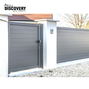 Cancelli e Recinzioni in Alluminio e Acciaio per Vialetti, Cancello Principale a Doppia Anta in Ferro Battuto, Ultimi Design di Cancelli e Recinzioni - Product Image 5