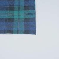 100% polyester teint en fil tissu à carreaux vente chaude gaufre Imitation coton pour chemises