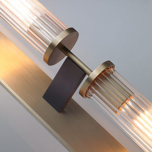 Nuevo diseño, iluminación Jonathan Browning, candelabro de pared de latón, lámpara de cristal lineal <span class=keywords><strong>Alouette</strong></span> de luz moderna para comedor - Product Image 4