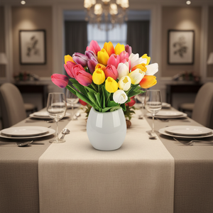 AM-AFC02 Ammy - Tulipán Artificial <span class=keywords><strong>de</strong></span> Alta Calidad, Estilo Natural, Multicolor, Muestra Gratis, Gran <span class=keywords><strong>Venta</strong></span>, Graduación - Product Image 1