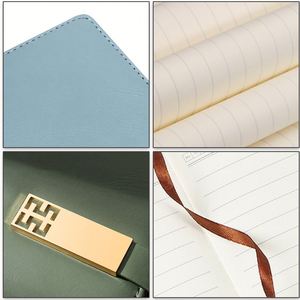 Agenda de Negocios Moderna 2026 con Logotipo Personalizado, Bloques de Color, Cuero PU, Cierre Magnético y Marcador de Páginas con Cinta - Product Image 3