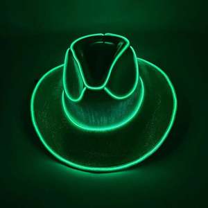 Nuevo Sombrero de Vaquero con Luces LED de Neón para Bodas, Carnavales, Festivales, Fiestas, Disfraces, Sombreros de Personajes de Playa - Product Image 4