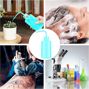 Bouteilles à presser en plastique bouteille d'eau compte-gouttes arrosage laboratoire lavage tatouage cils rincer bouteille outils d'extension de cils - Product Image 2