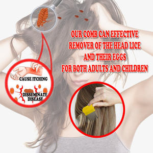 Nuevo peine para piojos de cabeza de alta calidad para reducir la irritación del cuero cabelludo, previene enredos, tratamiento para piojos, huevos, peine para liendres - Product Image 3
