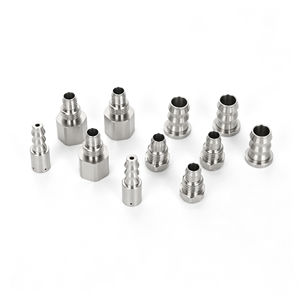 Stainless Steel 303/316 Hex Cold Heading Male Thread <strong>Hose</strong> <strong>Barb</strong> <strong>Fitting</strong> Passivation M8 Mounting Hole For Oil/Water/Gas Liquid - Product Image 5