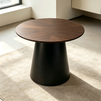 Table de manucure individuelle moderne, table à ongles, table basse, table à manger, table d'appoint à pied unique, mobilier de beauté commercial