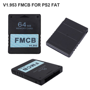 FMCB Free MCboot V1.953 Kartu Memori Plastik untuk PS2 8MB/16MB/32MB/64MB Memory Stick Kemasan Retail Tempat Asal HK