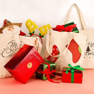 Sac fourre-tout en toile de coton vierge personnalisé fait main en gros avec logo - Product Image 4