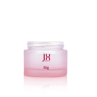 Ensemble de bouteilles de crème glacée, pot de 30, 50, 80g, 40, 100 ou 120 ml, 1 4 oz, lotion cosmétique, avec couvercle rose