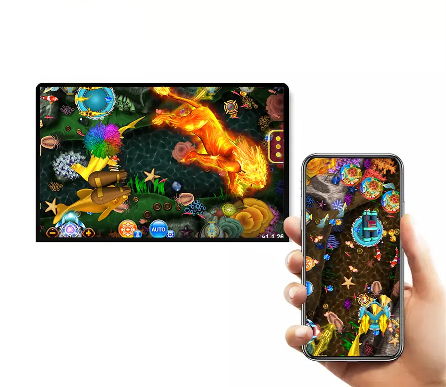 2024 Offre Spéciale jeu de pêche personnalisé Dragon Hunter poisson jeu d'arcade distributeur de logiciels fente App développeur de jeu de pêche en ligne