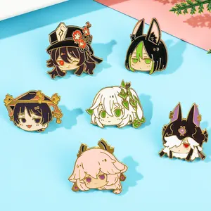 Wholesale Cartoon Brooch Pins Custom Anime High Quality Multi Stock Metal Soft Enamel Pin For Gift