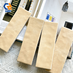 Carrelage en porcelaine 60x185mm pour murs et sols de cuisine moderne antibactérien, bordures décoratives, villa, salle de bain, salon, blanc - Product Image 4