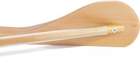 Cintres en bois personnalisés à épaules larges, design style bois pour magasins de vêtements de marque
