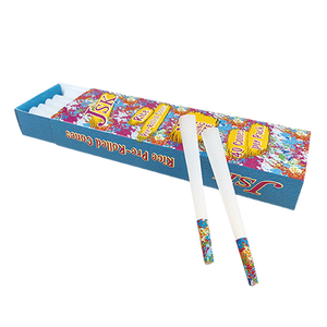 Impression de logo personnalisé prérolls cône classique King Size rouleau brun naturel pointe cône boîte de papier couché accessoires pour fumeurs - Product Image 5