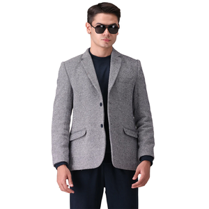 Fournisseur pakistanais de costumes d'affaires pour hommes, grande taille, respirant, double boutonnage, en laine, devant plat, blazer sport d'été - Product Image 4