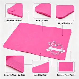 Custom Silicone Pet Feeding <b>Mat</b> Waterproof Non-Slip Multi-Color Options for Dog & <b>Cat</b> Bowls OEM/ODM Available No Dropshipping - Product Image 6
