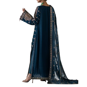 Trajes Elegantes Pakistaníes de Algodón Bordado, Vestido Largo Formal, Salwar Kameez Informal para Mujer - Product Image 3