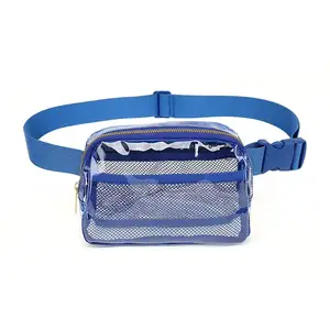 Extender Strap Chest Pouch Custom Print Logo Crossbody Waist Belt Bag For Women Men Waterproof Luxury Sport Nylon Fanny Pack