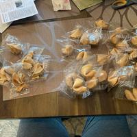 Biscuits porte-bonheur personnalisés en vrac, conditionnés individuellement, pour dîners et événements du Nouvel An chinois, produit en promotion, bonbons de fête
