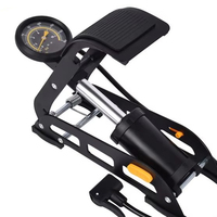 Pompe à pied portable personnalisable MAXFORD avec affichage de manomètre 160 PSI pour vélos