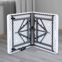 Table pliante moderne, durable, légère et portable en HDPE, design imperméable, empilable, facile à transporter, mobilier d'extérieur pour la salle à manger