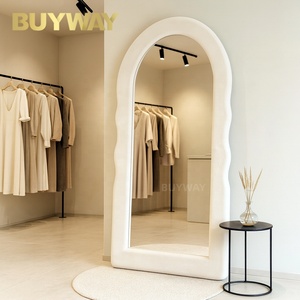 Hiện Đại Santorini Khung Nhung Đầy Đủ Chiều Dài Gương Tùy Chỉnh Tầng Nghiêng Cơ Thể Gương Cho Căn Hộ Chung Cư Phòng Ngủ Trang Trí Nội Thất - Product Image 6