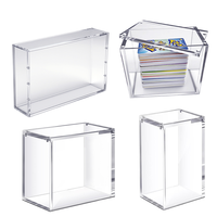 Boîte de rangement JIHONG personnalisée en acrylique écologique, surface polie, design moderne, série Super Evolution, haute qualité