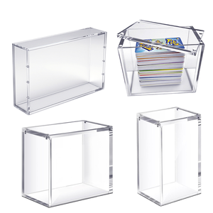 Boîte de <span class=keywords><strong>booster</strong></span> Pokémon personnalisée JIHONG en acrylique écologique avec surface polie, design moderne, série Super Évolution - Product Image 1