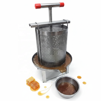 Presse à miel manuelle en acier inoxydable, extracteur de cire d'abeille, presse-cire pour l'apiculture domestique et agricole, directement de l'usine