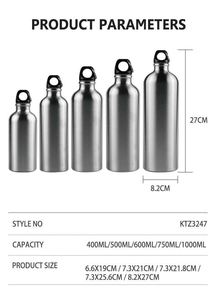Purple Stainless Steel Vacuum Flask <b>Double</b> <b>Wall</b> Insulated With Carabiner Travel Water Bottle - Product Image 5