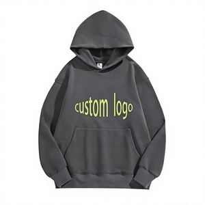เสื้อฮู้ดดี้แบบสวมหัวผ้าคอตตอน 100% หนานุ่ม สไตล์สตรีทแวร์ พิมพ์ลายแบบซันเฟด แอซิดวอช สีพื้น สำหรับฤดูหนาว รับผลิตตามสั่ง ขายส่ง - Product Image 6